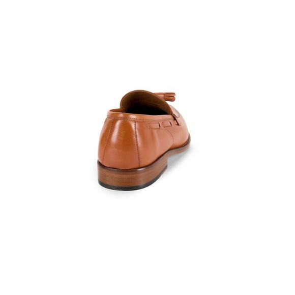 $950 NIB Nettleton Whiskey Leather Timeless Tassel Shoes Slip Ons Loafers 9.5 main image 5